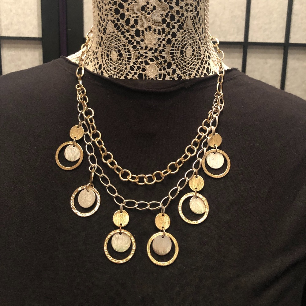 NY & Company Silver/Gold Necklace